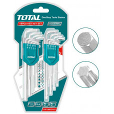 Набор ключей Total шестигранных + Torx 18 шт THT106KT0181